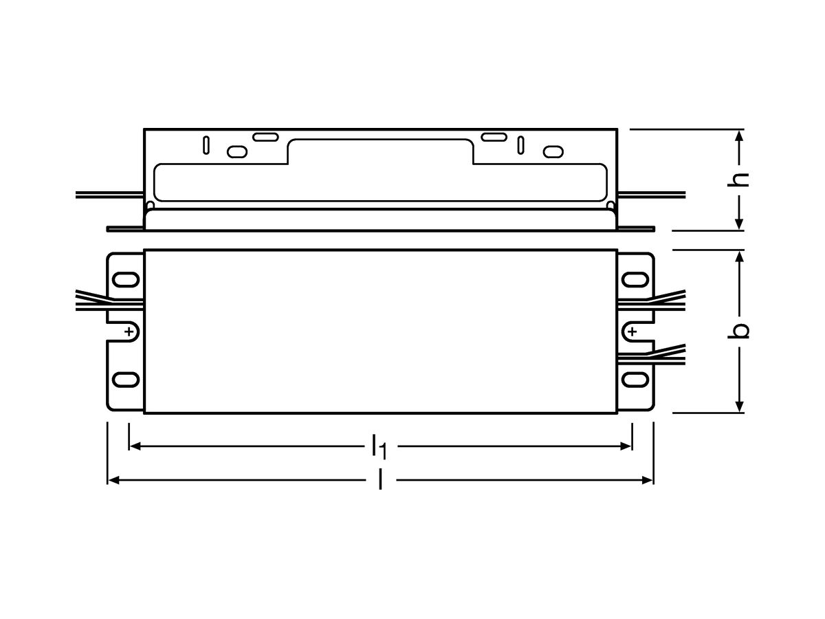 LED-Konverter OT 50/120…277/800 2DIMLT2 P 50W 350…800mA 168×50×30mm IP64