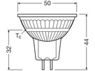 LED-Lampe LEDVANCE GU5.3 12V 2.1W 210lm 2700K Ø50×44mm MR16 klar 120°