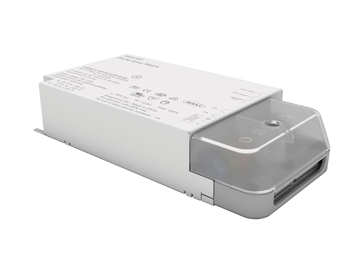 EB-LED-Dimmer eldoLED DL0560A 50W 2-Kanal DALI 150…1400mA