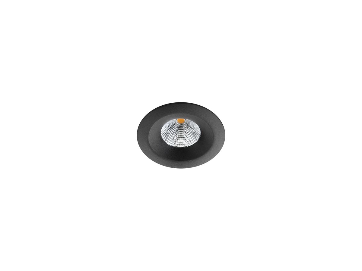 LED-Downlight SG UniLED IsoSafe 7W 700lm 940 IP20/IP65 42° DIM Ø94mm schwarz