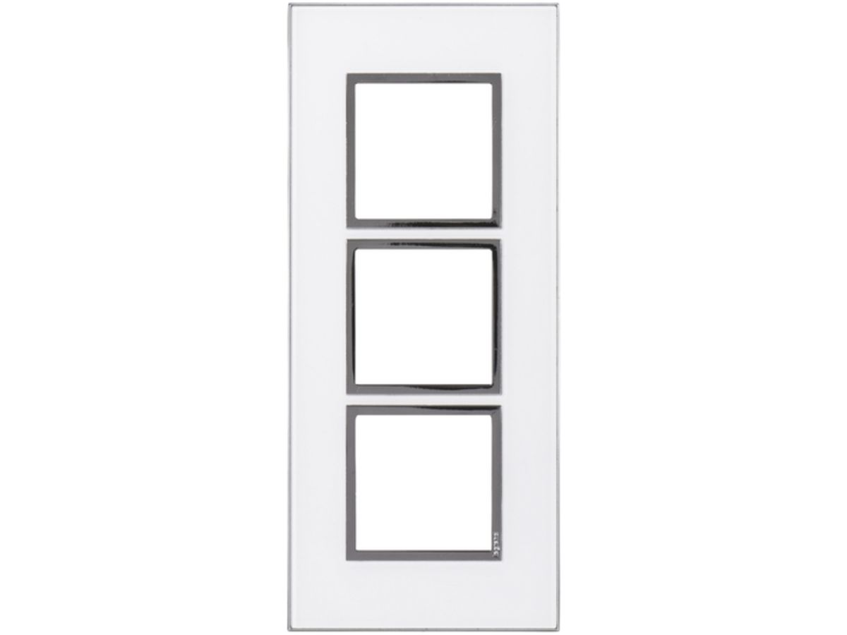 UP-Kopfzeile Legrand Arteor 3×1, vertikal, mirror white