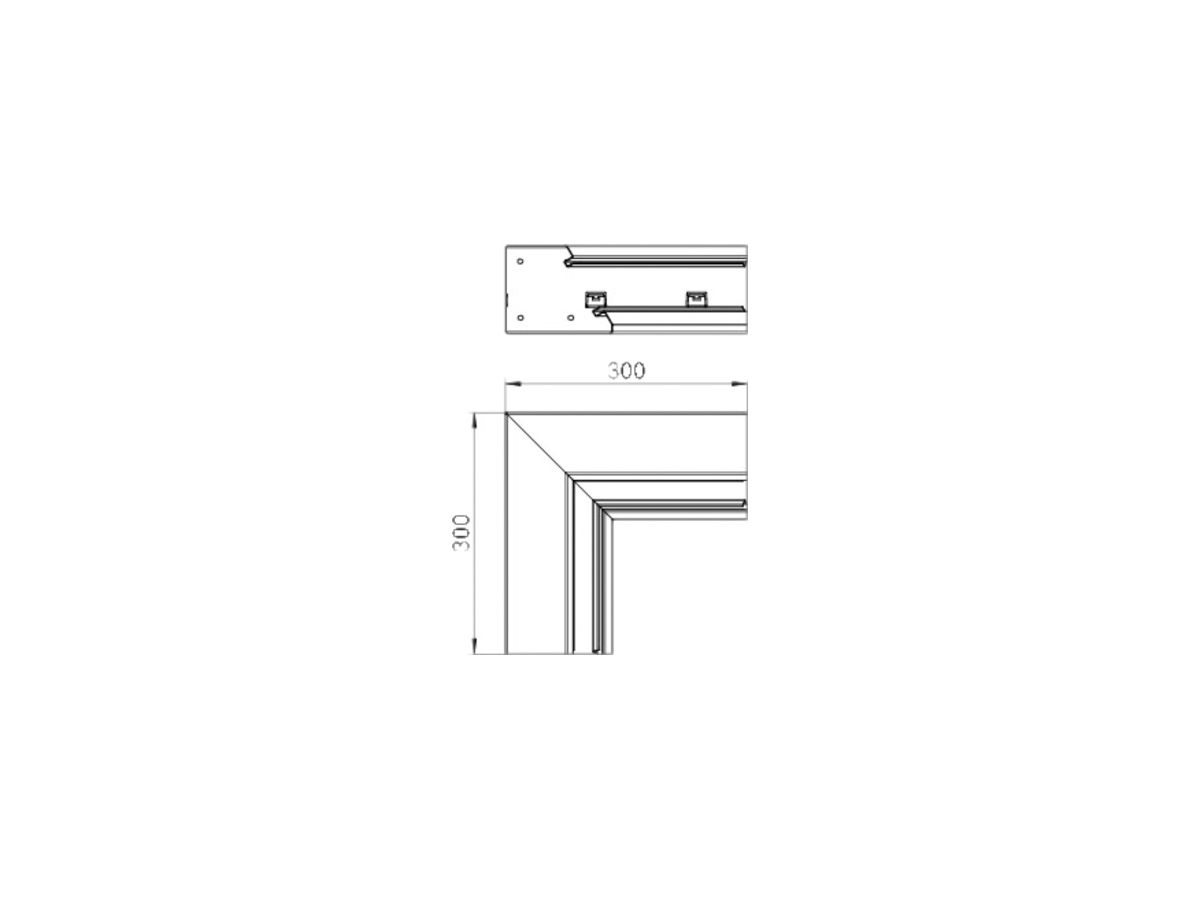 Inneneck Bettermann GEK-S 133×110mm reinweiss