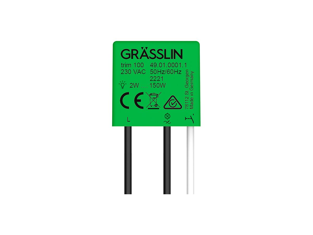 EB-Universaldimmer ELBRO trim 100, R/C/LED, 150W, 230VAC, IP65