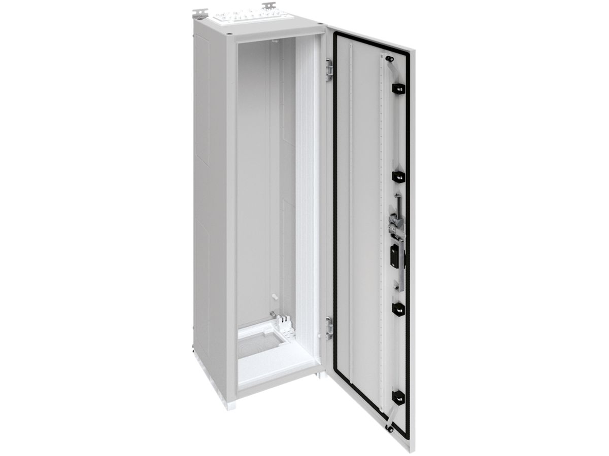 Wandschrank Hager univers mit Volltür SK I IP55 1250×300×275mm RAL 7035
