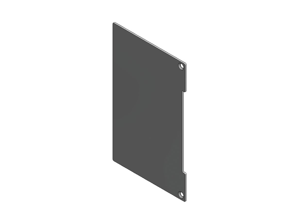 Abschlussplatte Woertz BRK 4675 140×85mm