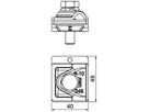 Blitzschutzklemme BET Vario Ø8…10mm Ø6…16mm Stahl feuerverzinkt