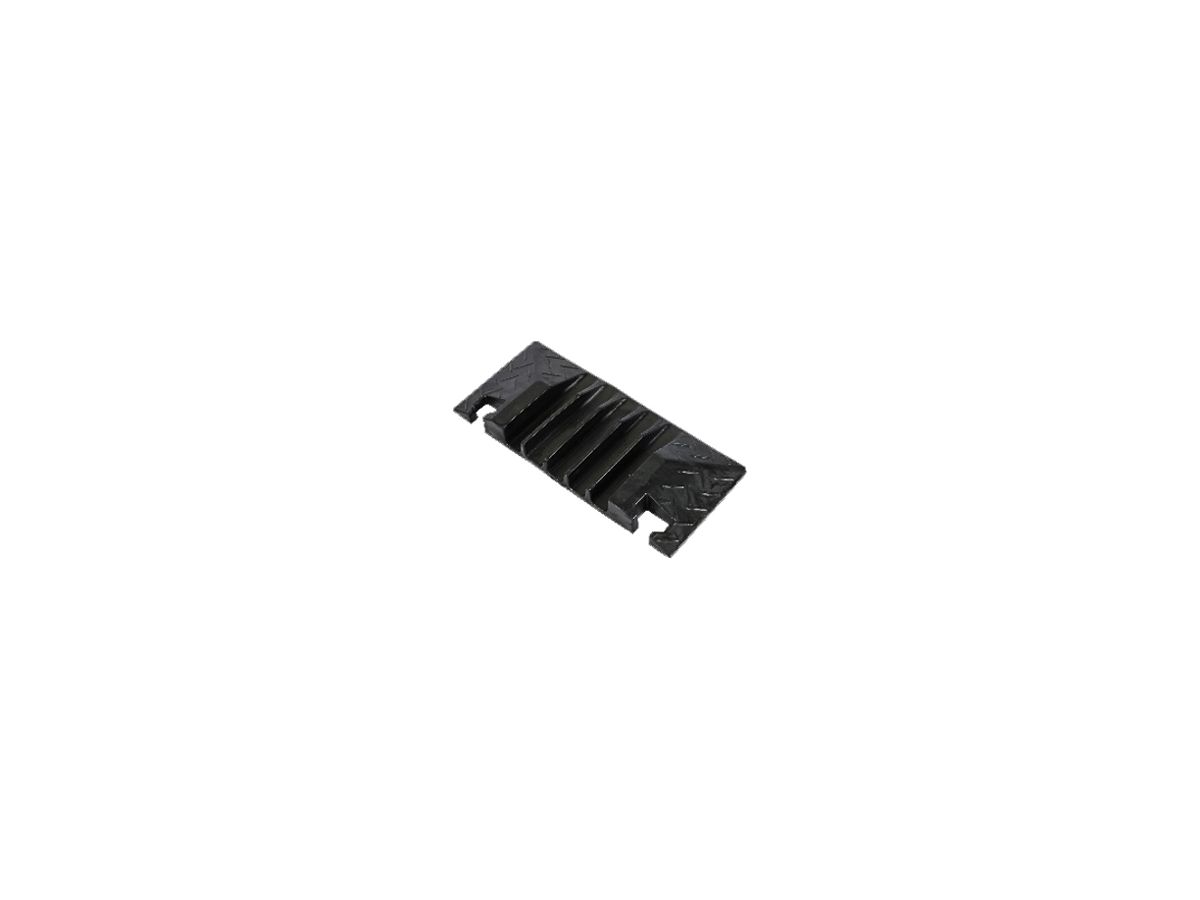 Endstück DEM CP-5 für Aufboden-Leitungsführungskanal Gummi 445mm sz