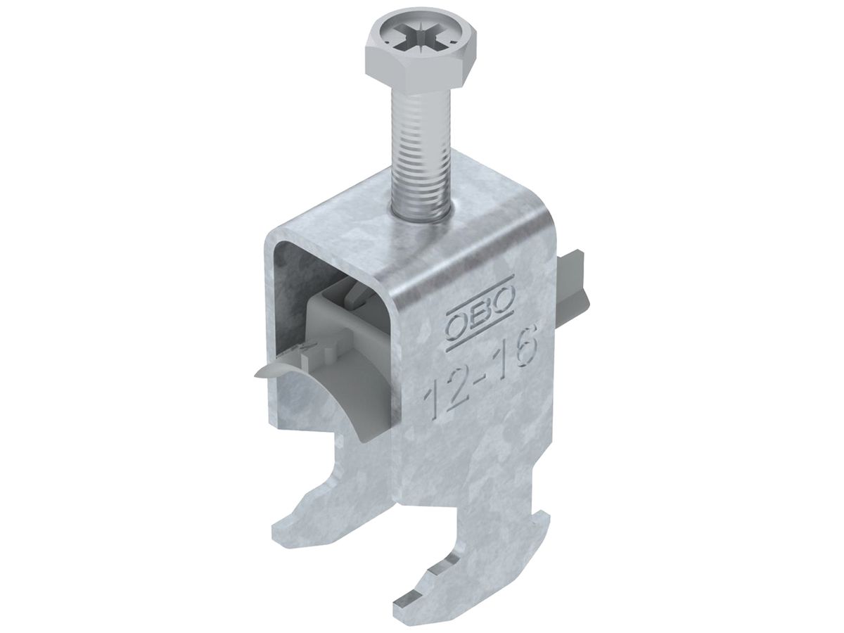 Schnellverleger BET 2056 H-Fuss Kunststoff 12…16mm 1×Kabel Stahl tfZn