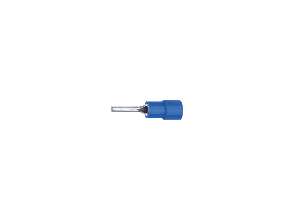Quetschkabelschuh isoliert Stiftform Ferratec 1…2.5mm² blau