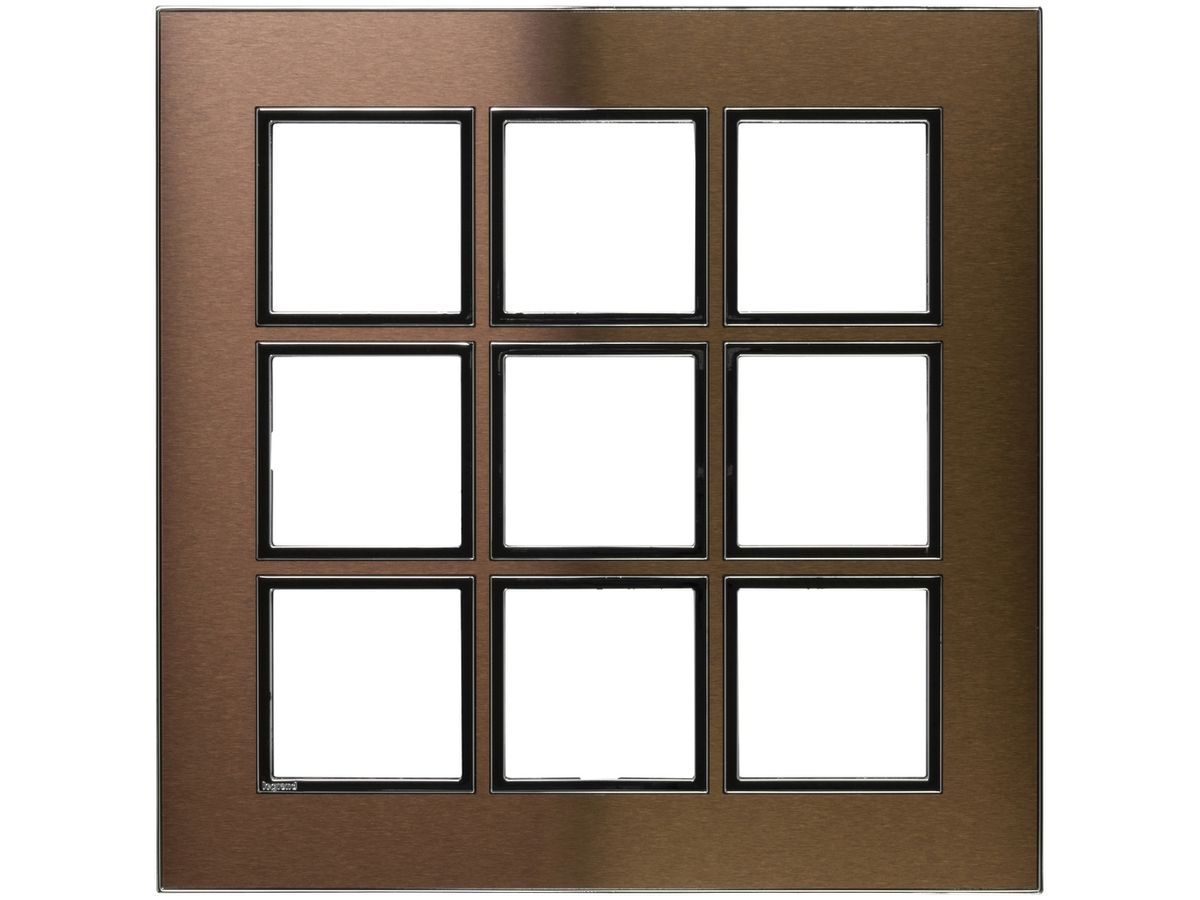 Abdeckrahmen ATO 3×3 Modul, pink champagne brushed