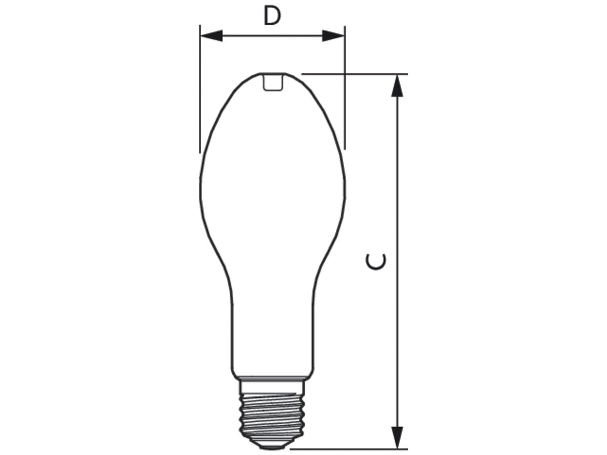 LED-Lampe Philips TrueForce Core E40 33.5W 6000lm 4000K mattiert 300°