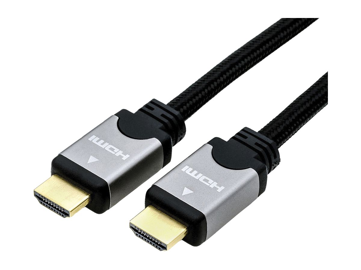 HDMI-Kabel ROLINE 4K@30Hz (HDMI 1.4b) 3D Ethernet schwarz 7.5m