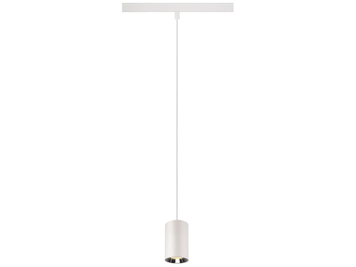 LED-Pendelleuchte SLV NUMINOS XS 48V TRDCK DALI 8.7W 720lm 930 Ø50 ws/Cr 55°