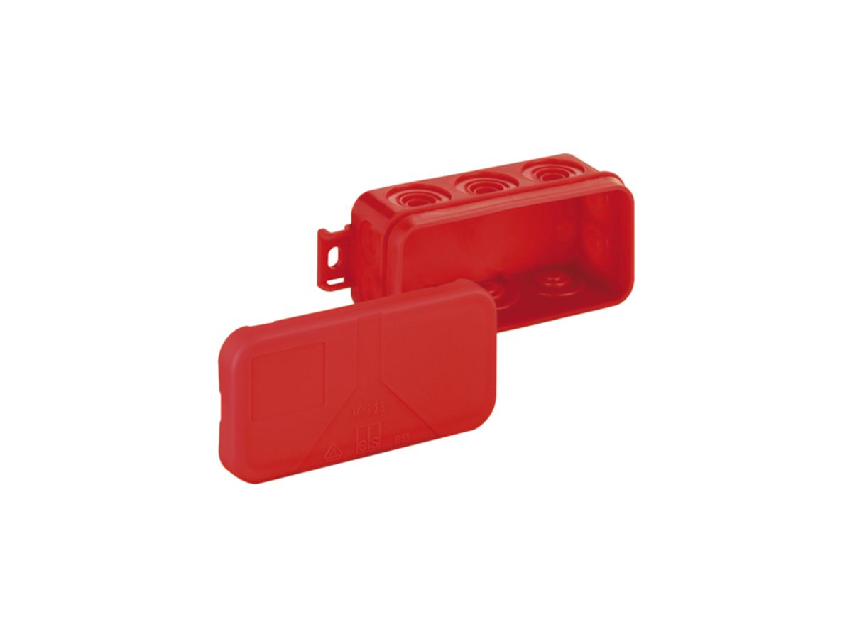 AP-Abzweigdose Mini 25 89×43×37mm, rot