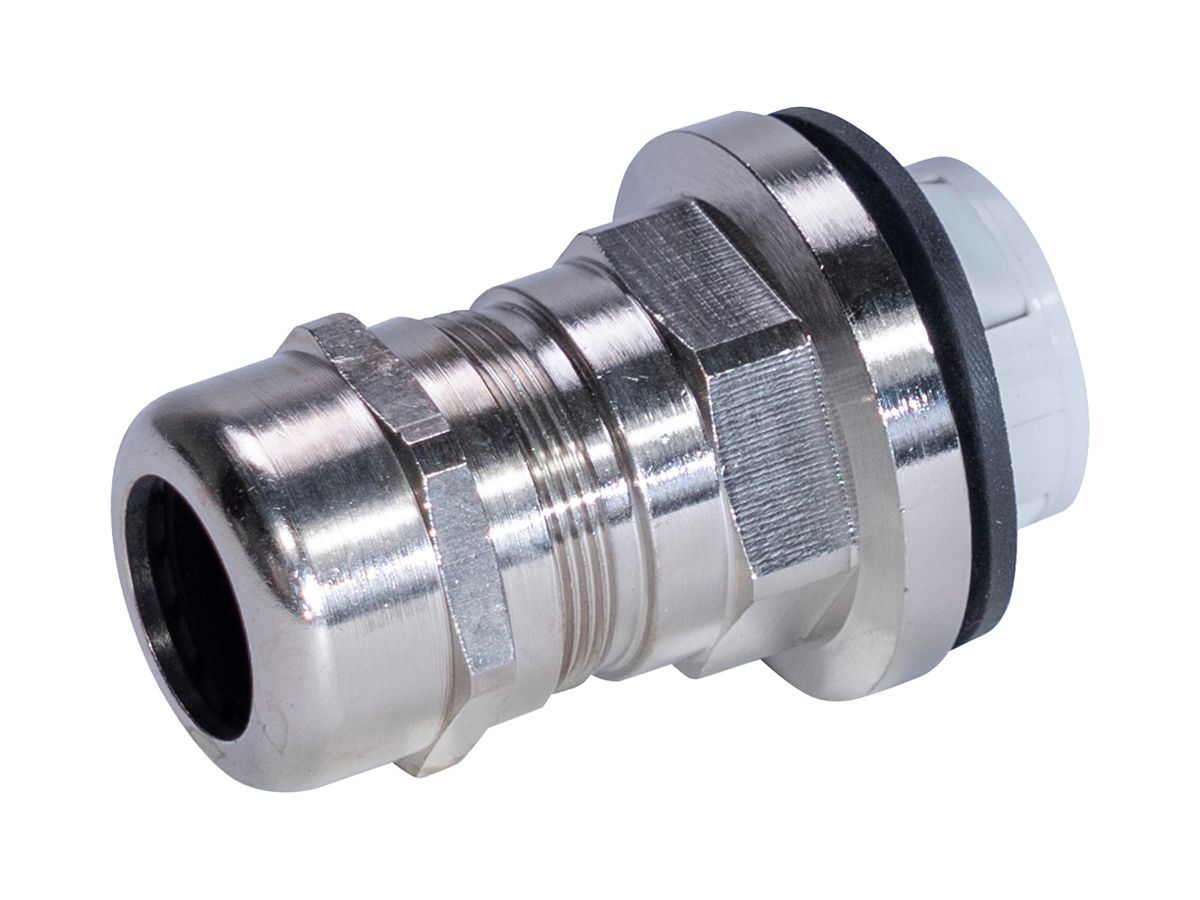 Kabelverschraubung Plica SNAP-IN, M16 für Kabel Ø5…10mm 9mm Me vernickelt IP68