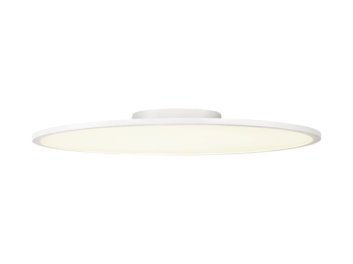 LED-Deckenleuchte SLV PANEL 60 ROUND CL 42W 3350lm 4000K 110° Ø600mm weiss