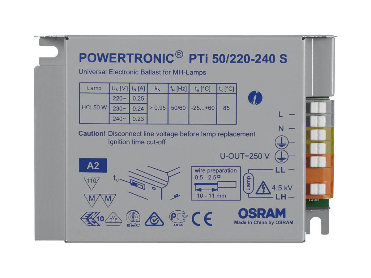 Vorschaltgerät Powertronic Intelligent 35/220…240V