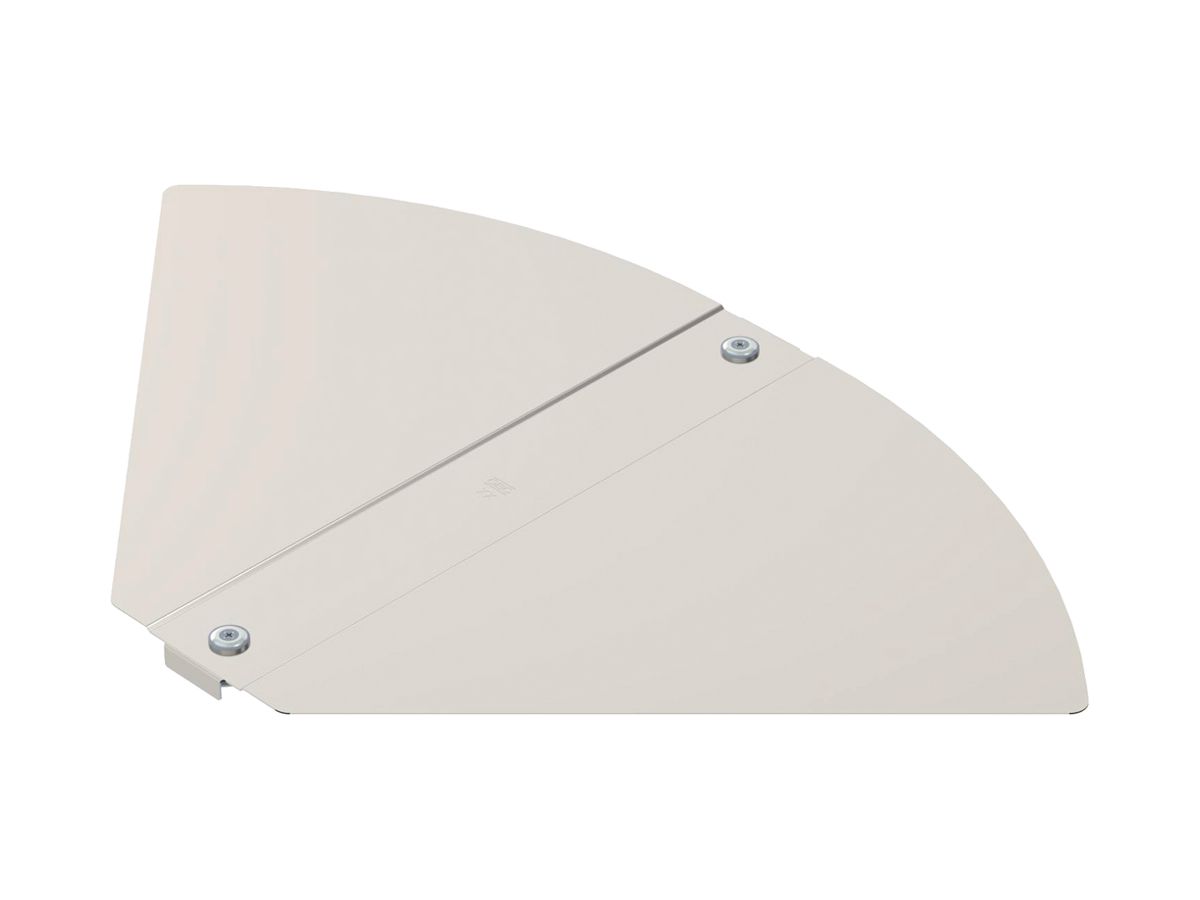 Deckel BET RBD W zu Bogen verstellbar 400mm Edelstahl A4 blank