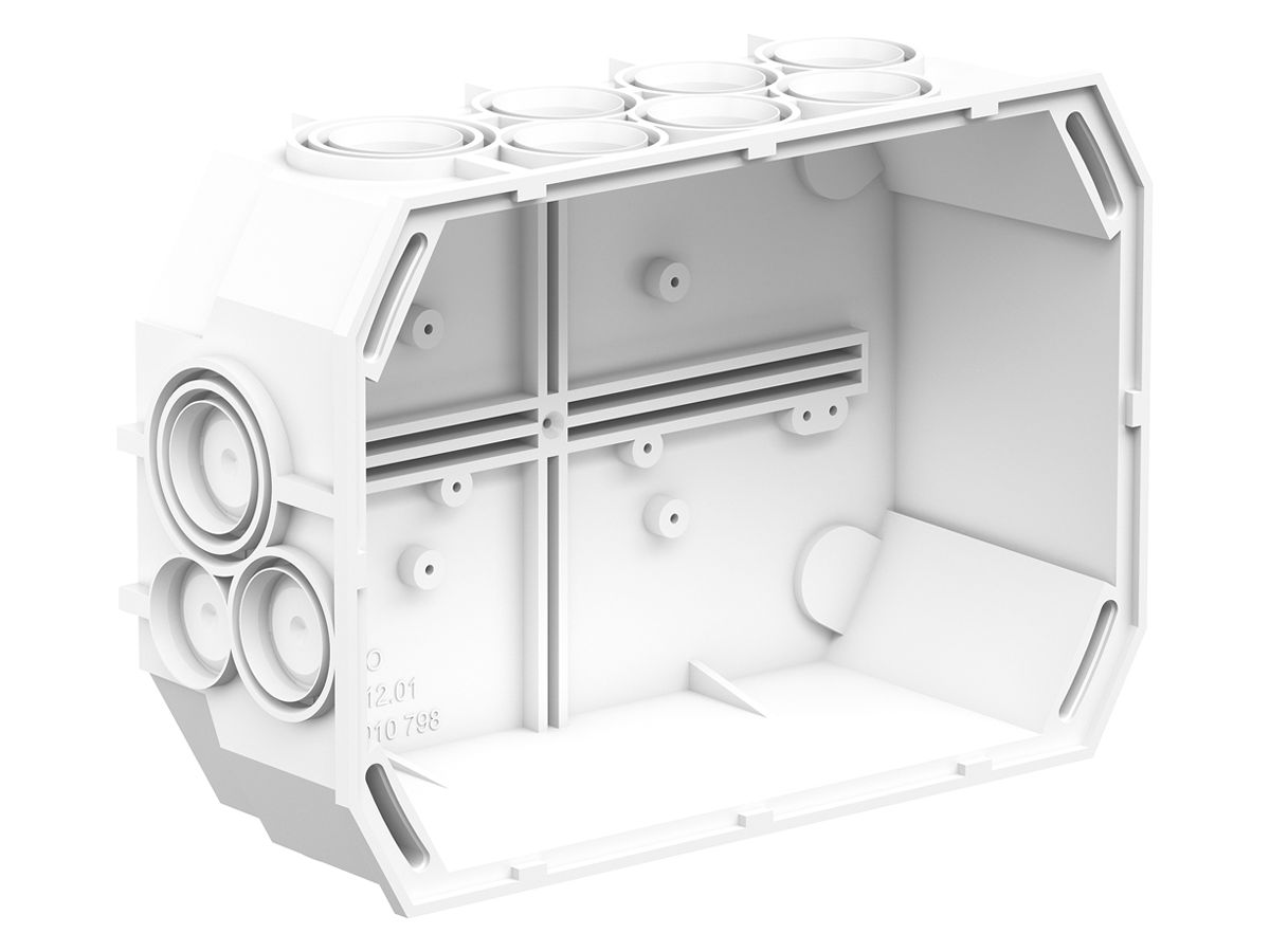 UP-Abzweigdose AGRO 175×120×64mm Halogenfrei weiss