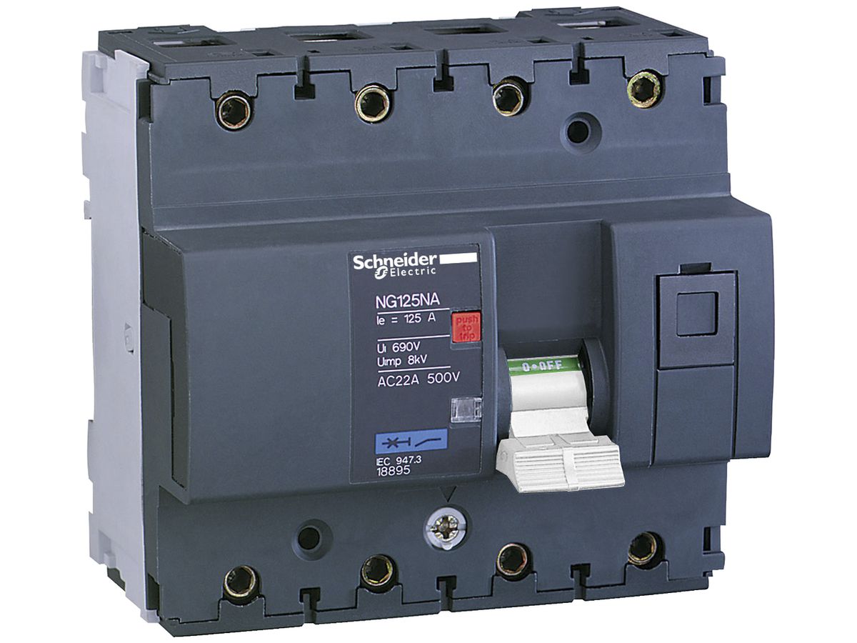 Lasttrennschalter Schneider Electric NG125NA 4P 125A