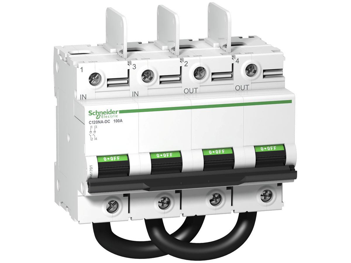 Lasttrennschalter Schneider Electric C120NA-DC 1000VDC 100A 2P