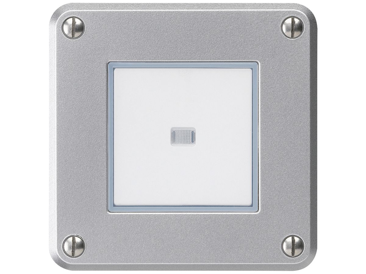 UP-Druckschalter robusto IP55 Schema 3 beleuchtet aluminium