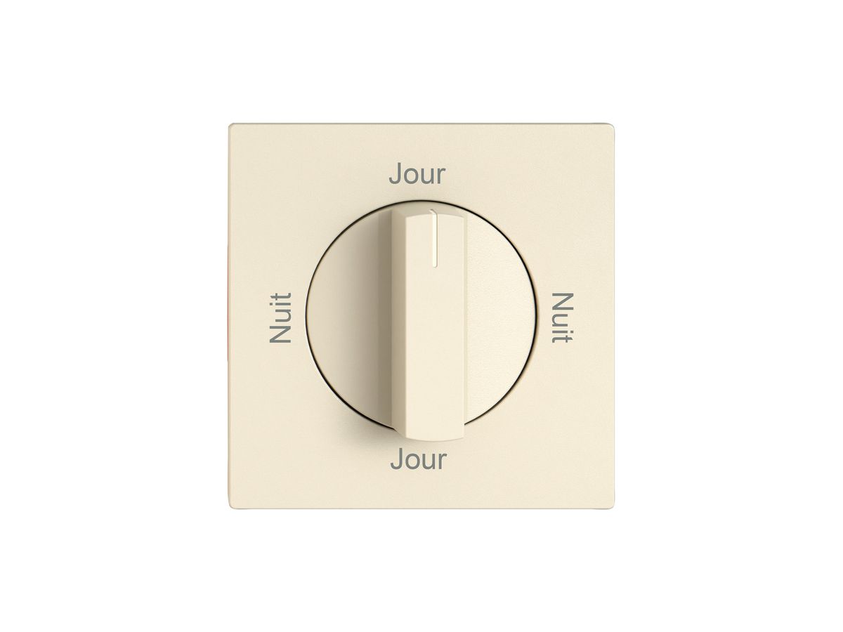 Montageset EDIZIO.liv SNAPFIX® f.Drehschalter m.Griff Nuit-Jour-Nuit-Jour cr