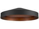 Leuchtenschirm SLV LALU TETRA Stahl Ø240×67mm schwarz Bronze unifarbig