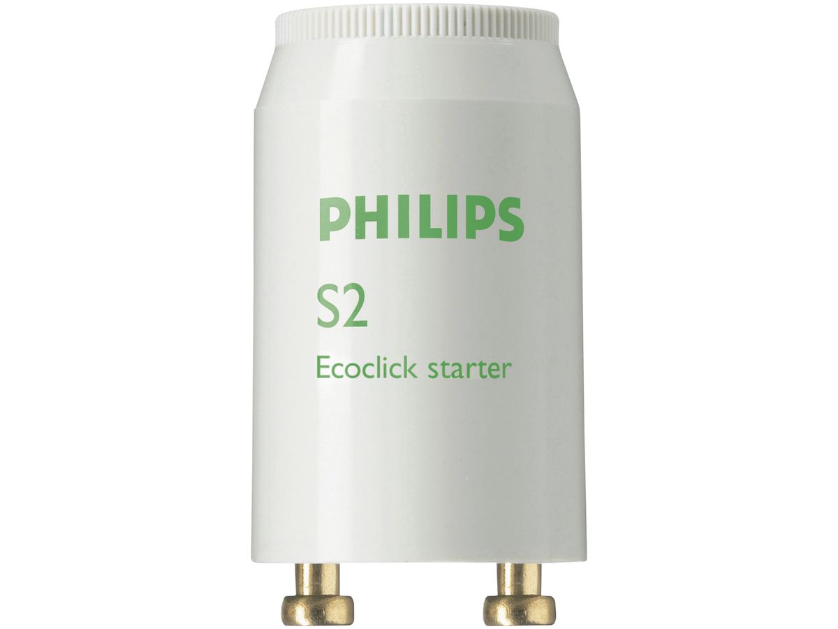 Glimmstarter Philips Ecoclick S2 4…22W SER 220…240V WH EUR/20X25CT weiss