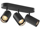 Spot SLV ASTO TUBE GU10 3×10W Ø70×125mm schwarz