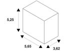 Abhängehalterung SLV Easylight CSK Edelstahl 56.5×36.2×52.5mm