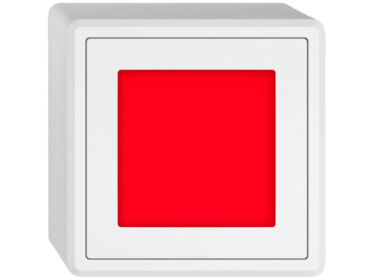 AP-LED-Leuchte EDIZIO.liv SNAPFIX® LED-rot 24V ws