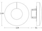 UP-Lichtsensor Steinel LightSensor Dual V3 KNX, rund weiss