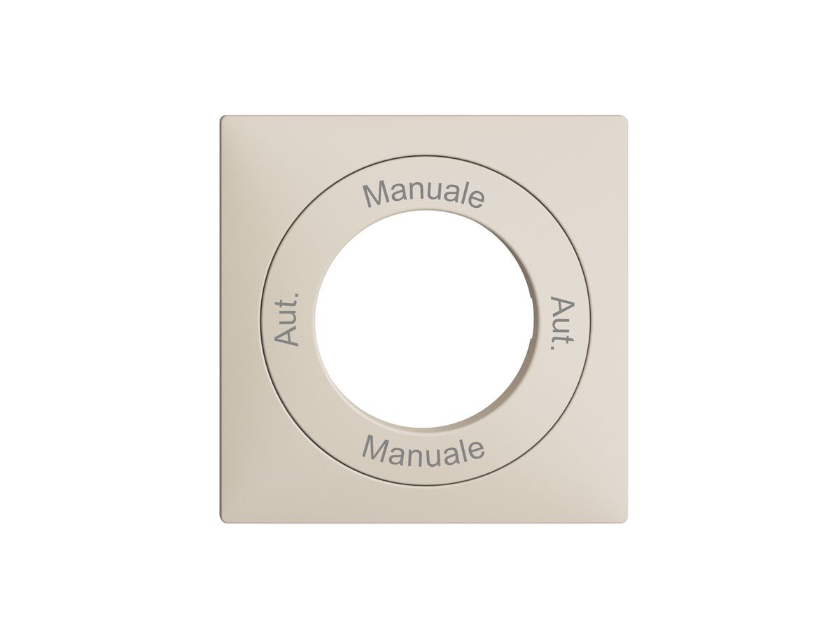 Frontset Aut.-Manuale-Aut.- Manuale EDIZIOdue 60×60mm crema