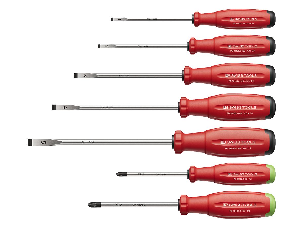 Schraubenzieher-Set PB SwissGrip Evo 7-tlg