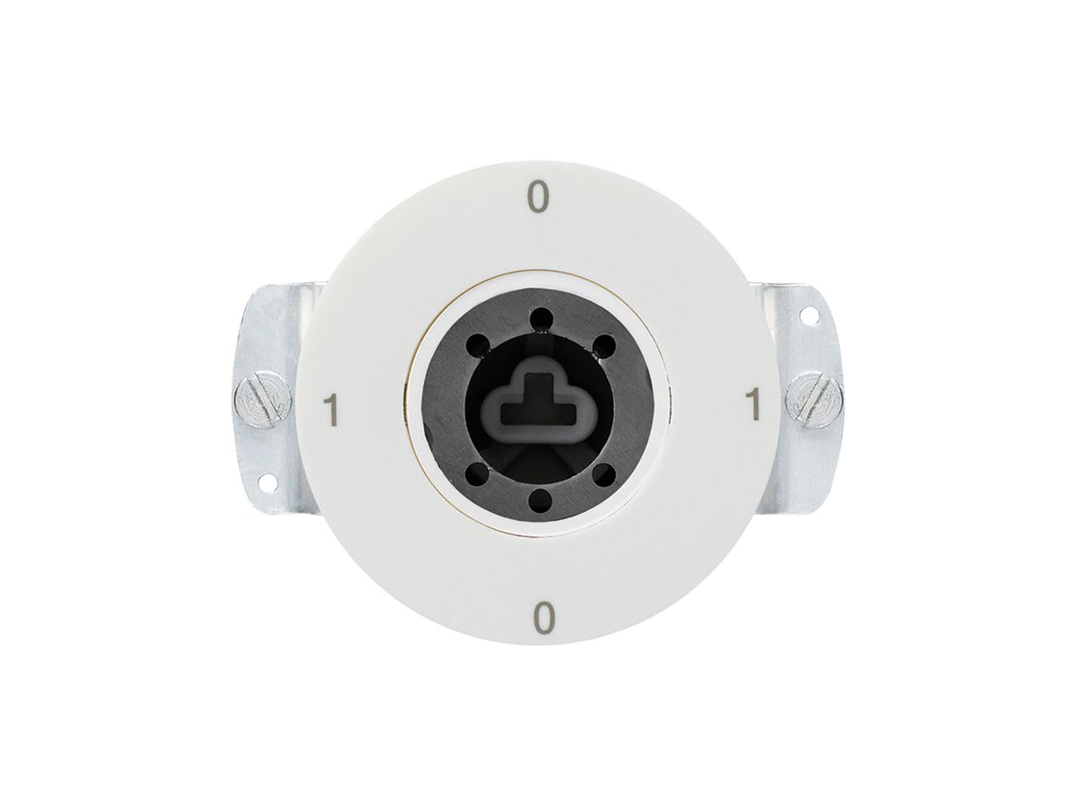 Schlüsselschalter 0/3L basico weiss ohne Zylinder