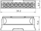 Verbindungsklemme Bettermann 8P 0.5…2.5mm² hellgrau