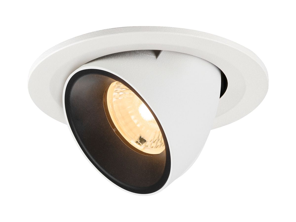 LED-Downlight SLV NUMINOS GIMBLE S 6.7W 1050lm 3000K MB DALI Ø90 ws/sz