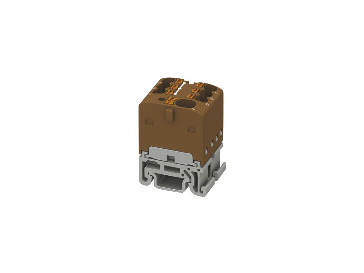 Verteilerblock PX PTFIX 4/6X1.5-NS15A BN