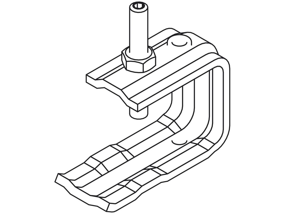 Klemmbügel Lanz 25mm galvanisch verzinkt