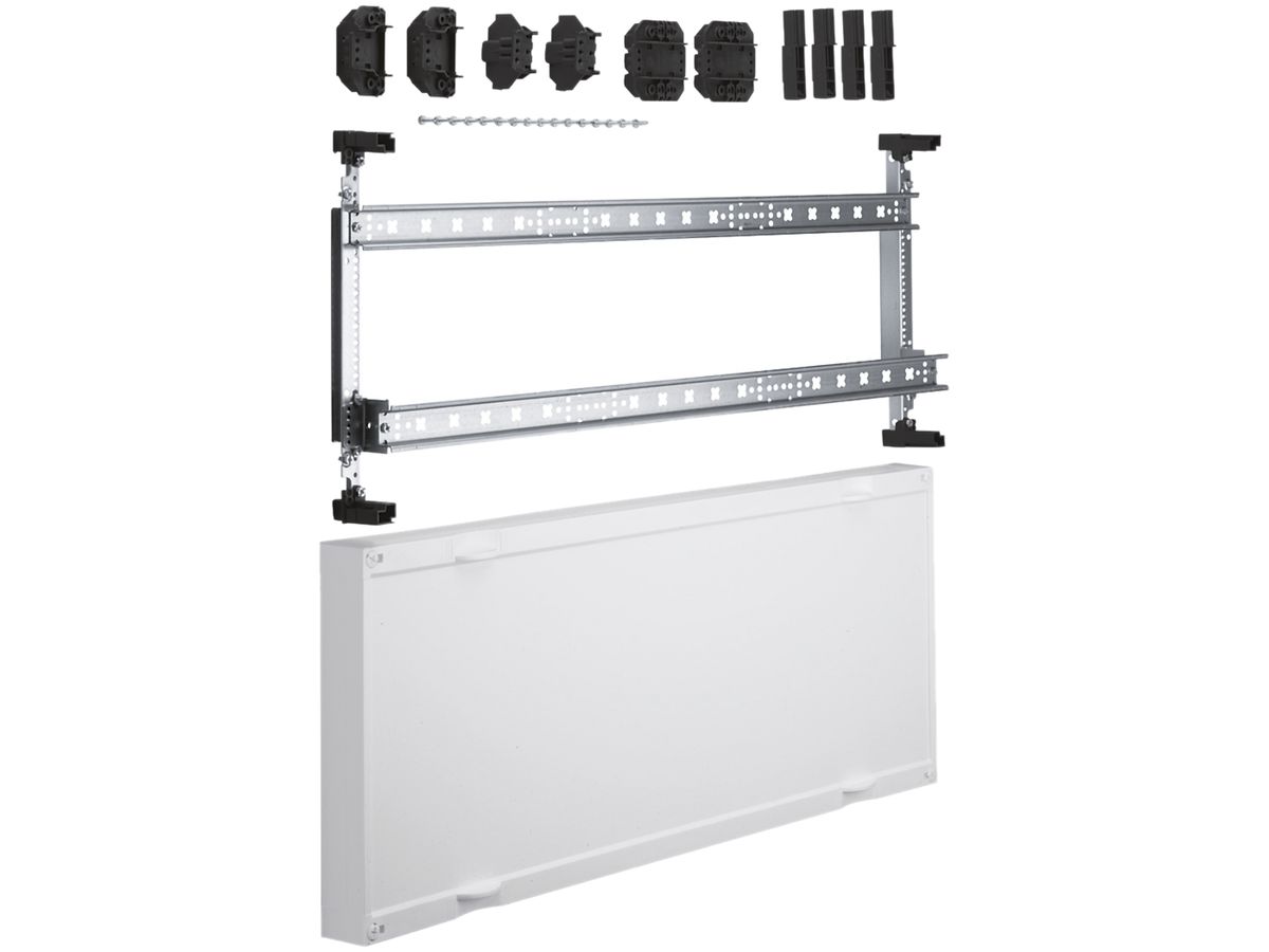 Baustein Hager univers N 300×750mm für Reihenklemmen waagrecht