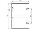 Grundprofil Bettermann GS-S90130 verzinkt