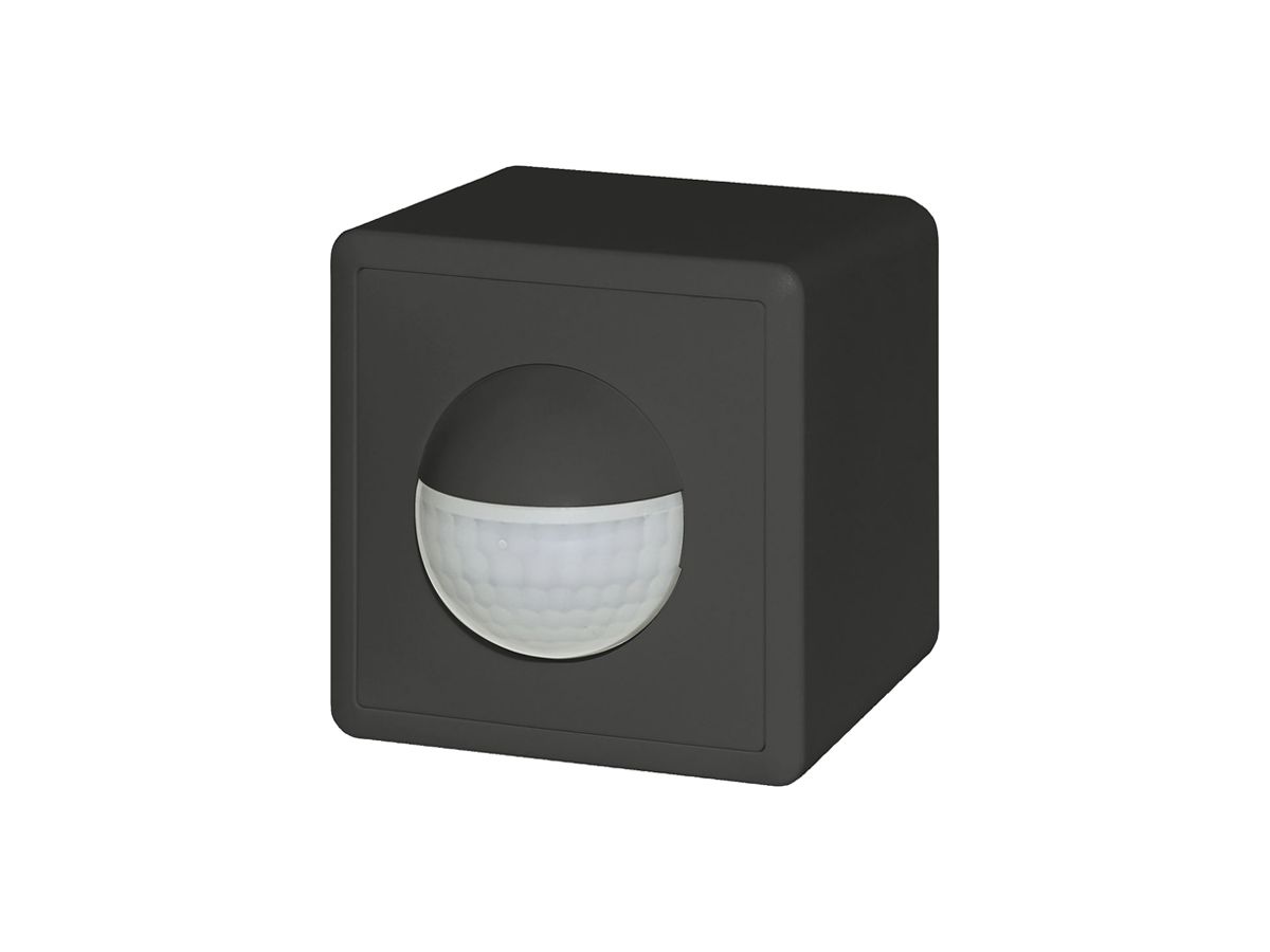 AP-Präsenzmelder KNX Luxomat PD2 S 180 DX EDIZIOdue, schwarz