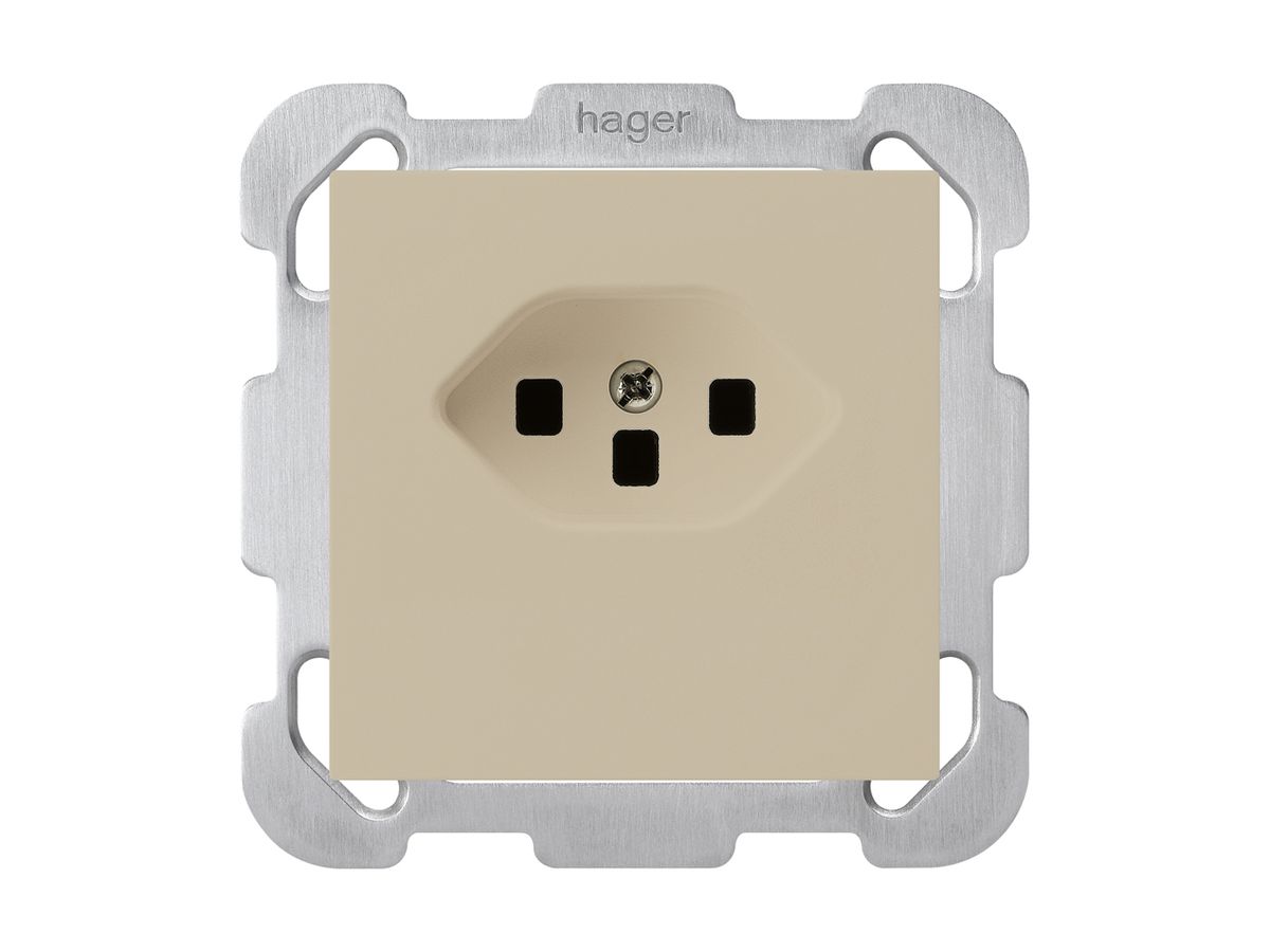 UP-Steckdose kallysto T23 beige Schraubklemme