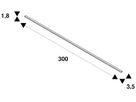 AP-Stromschiene SLV 1-phasig 3m silbergrau
