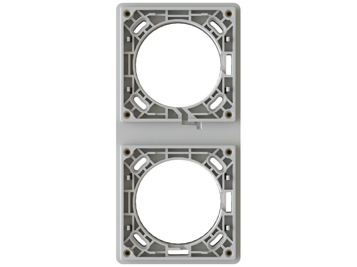 UP-Kopfzeile MAX HAURI EXO 2×1 62mm vertikal 90×190mm grau