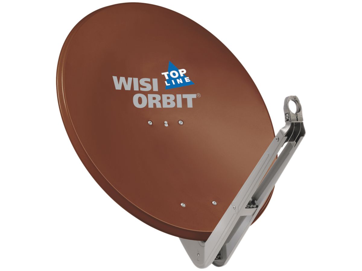 Parabolantenne Orbit Line WISI OA85I, 85cm, Al, rotbraun