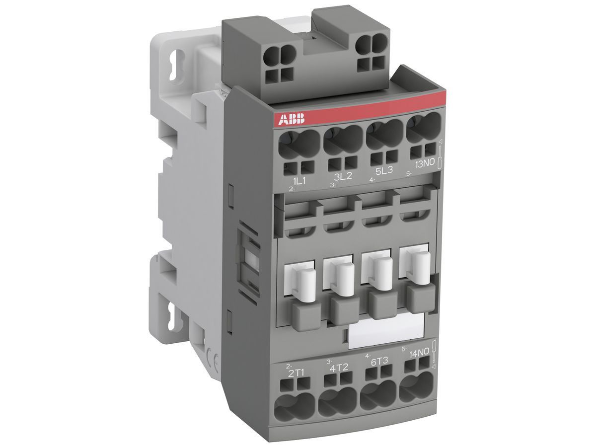 EB-Schütz ABB AF09 100…250VAC 100…250VDC 2NO 2NC 25A 690V Federzug