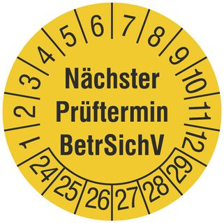 Prüfplaketten
