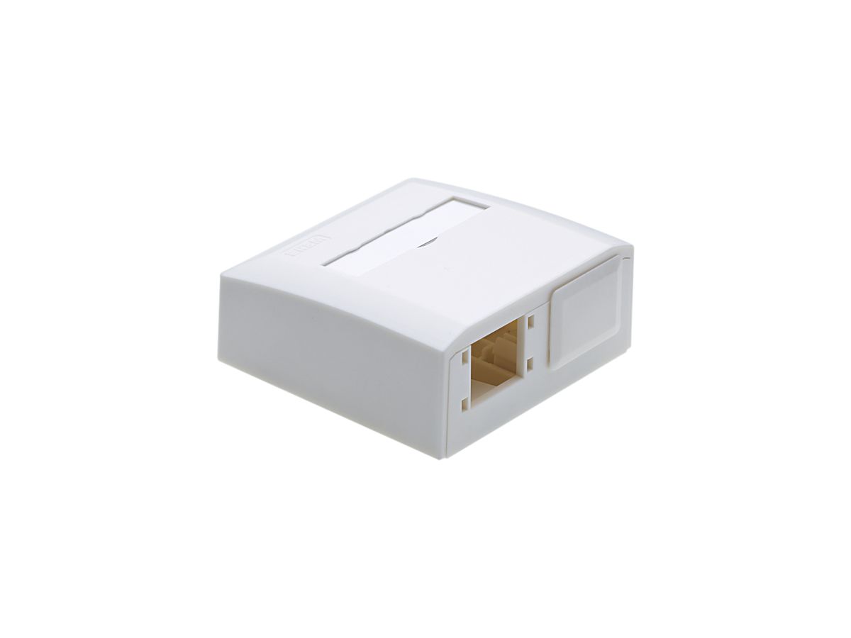 AP-Gehäuse mini R&M 2×1Port freenet weiss